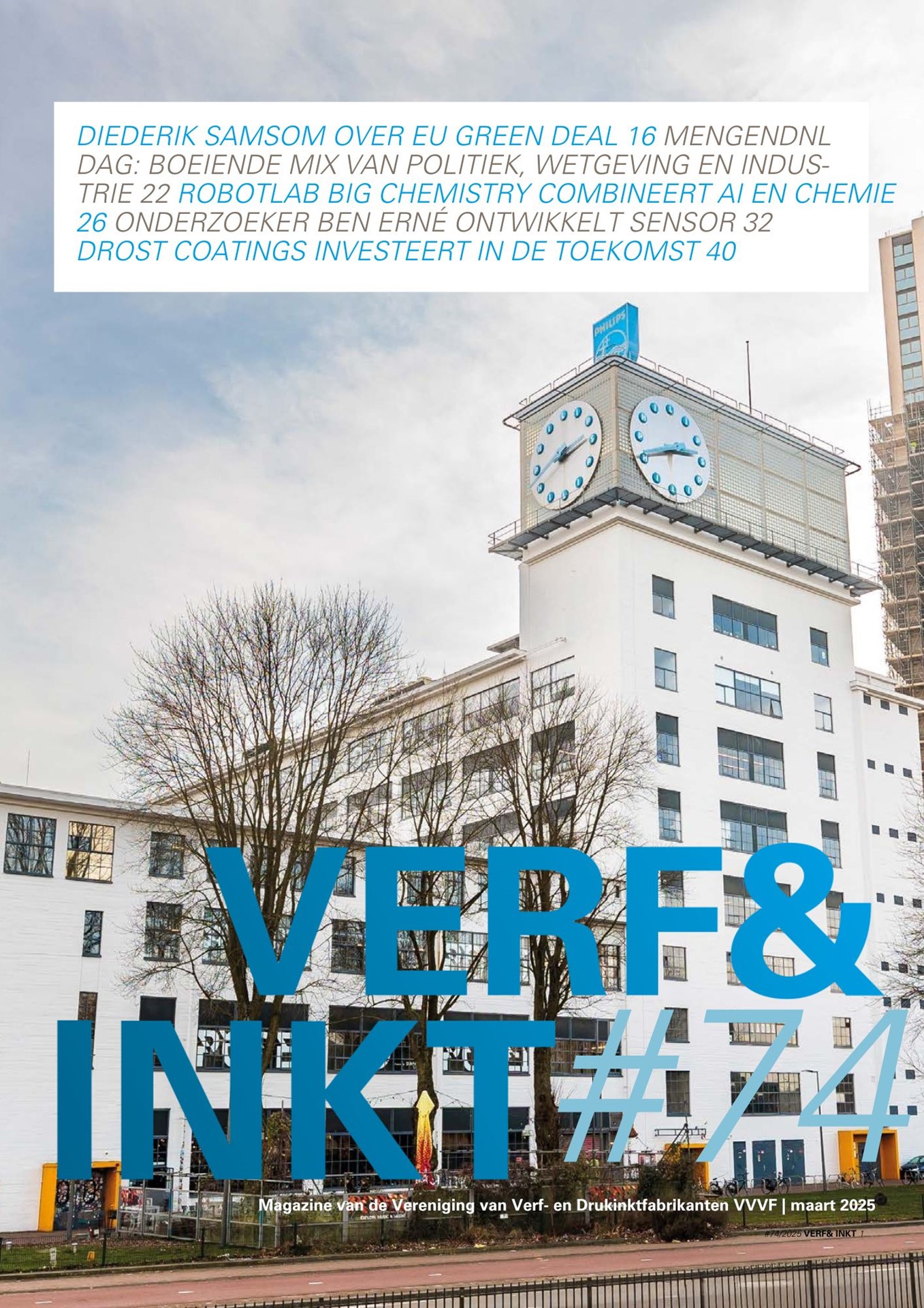V&amp;I nr74 Cover klokgebouw Eindhoven